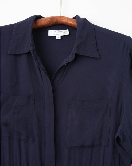 Thakoon Collective Navy Short Sleeve Jumpsuit - Wind & Song