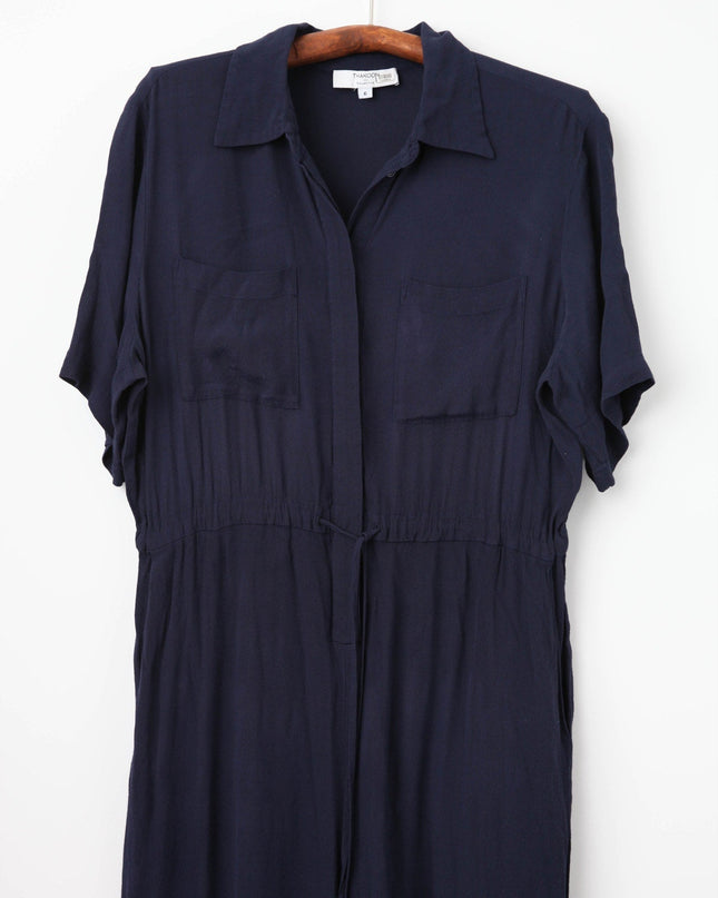 Thakoon Collective Navy Short Sleeve Jumpsuit - Wind & Song