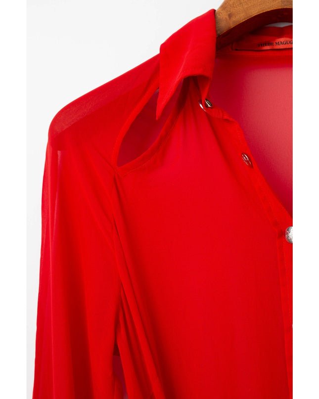 Thebe Magugu Gradient Pleated Chiffon Dress - Wind & Song