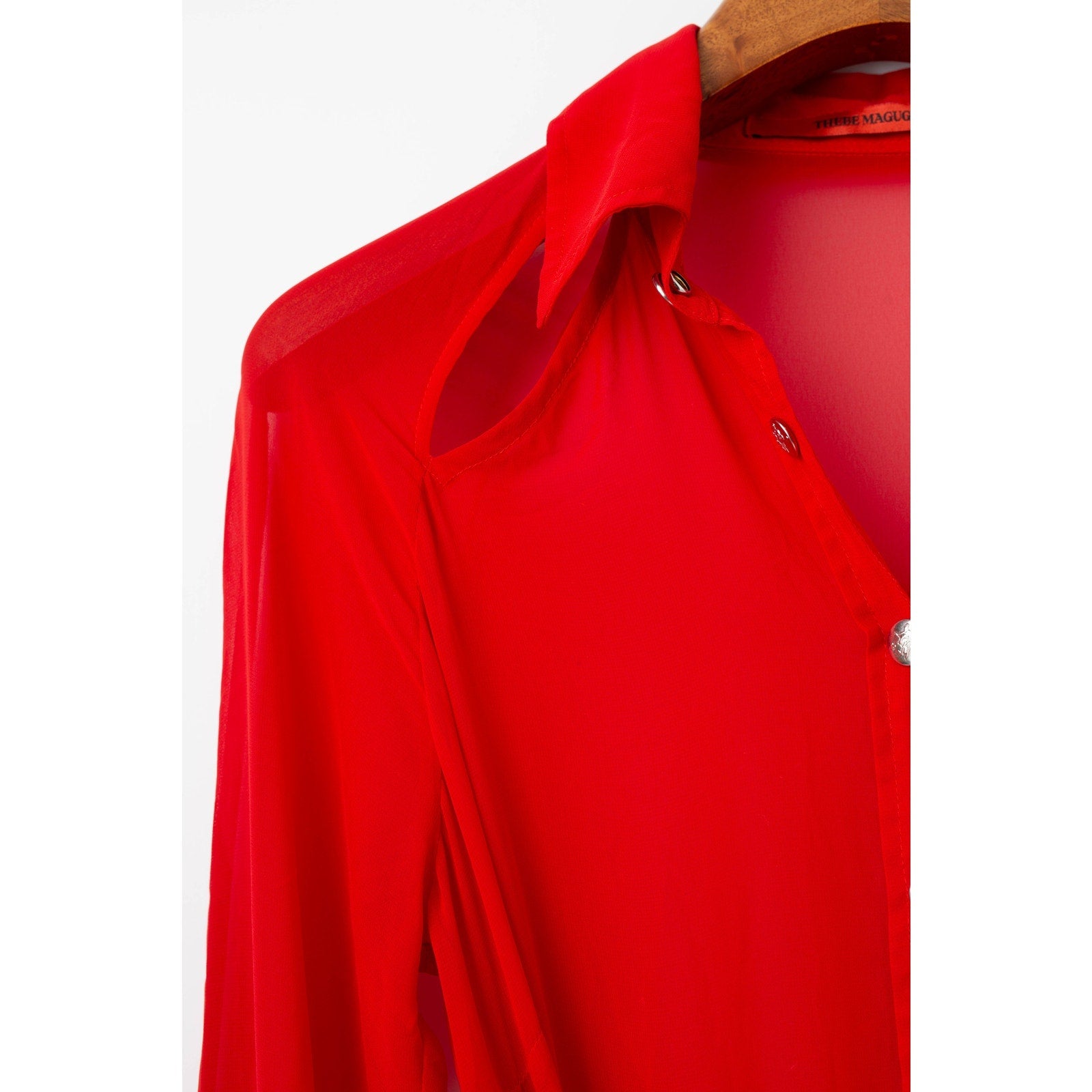 Thebe Magugu Gradient Pleated Chiffon Dress - Wind & Song