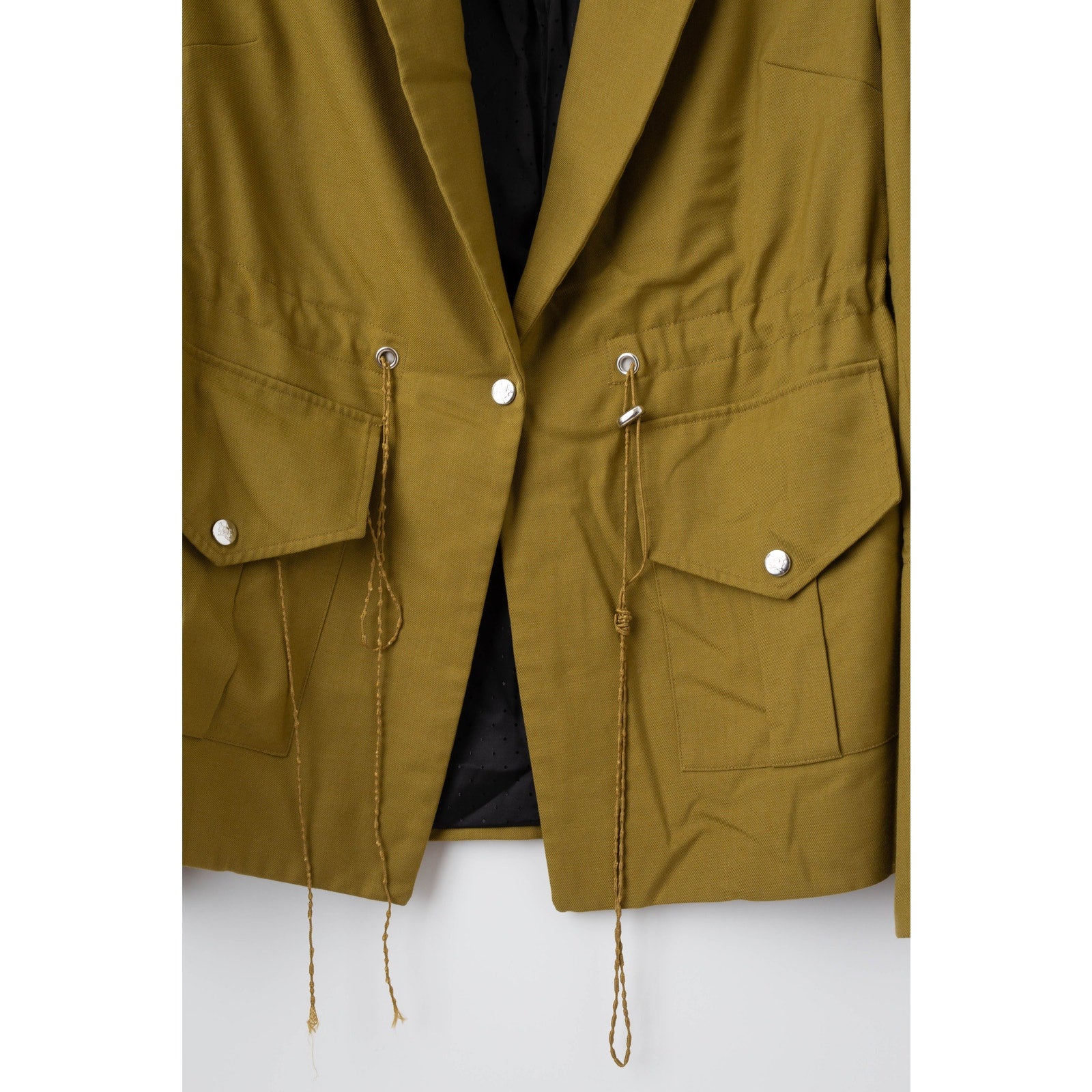 Thebe Magugu Toggle Waist Tailored Jacket Size M - Wind & Song