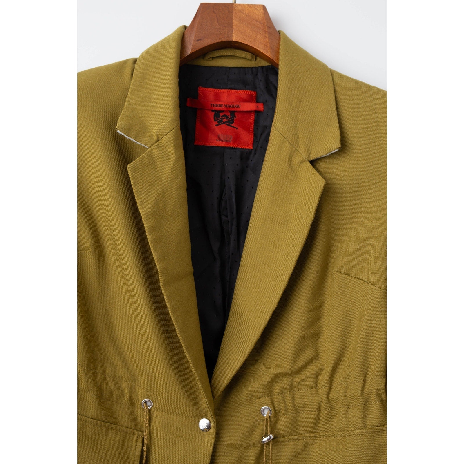 Thebe Magugu Toggle Waist Tailored Jacket Size M - Wind & Song