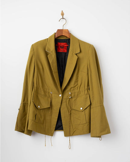 Thebe Magugu Toggle Waist Tailored Jacket Size M - Wind & Song