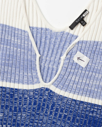 Toccin Sadie Sleeveless Striped Midi Dress - Size XL - Wind & Song