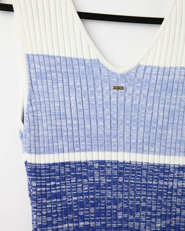 Toccin Sadie Sleeveless Striped Midi Dress - Size XL - Wind & Song