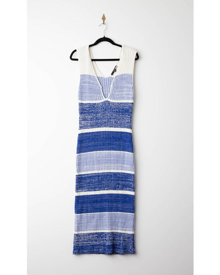 Toccin Sadie Sleeveless Striped Midi Dress - Size XL - Wind & Song