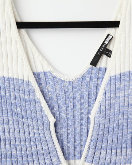 Toccin Sadie Sleeveless Striped Midi Dress - Size XL - Wind & Song