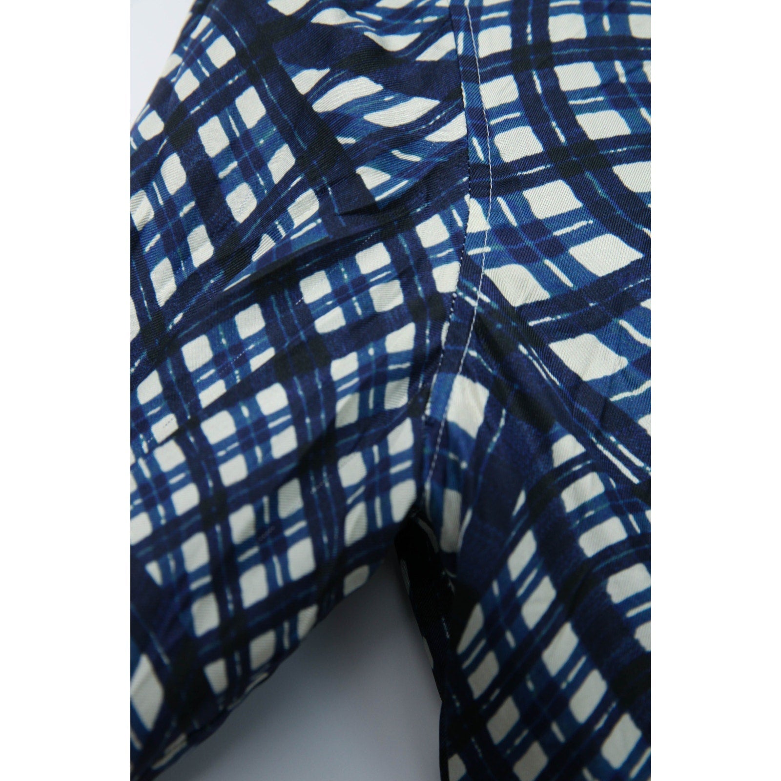 Tory Burch Checked Pleated Silk - Twill Midi Dress – Size 10 - Pre - owned - Wind & Song