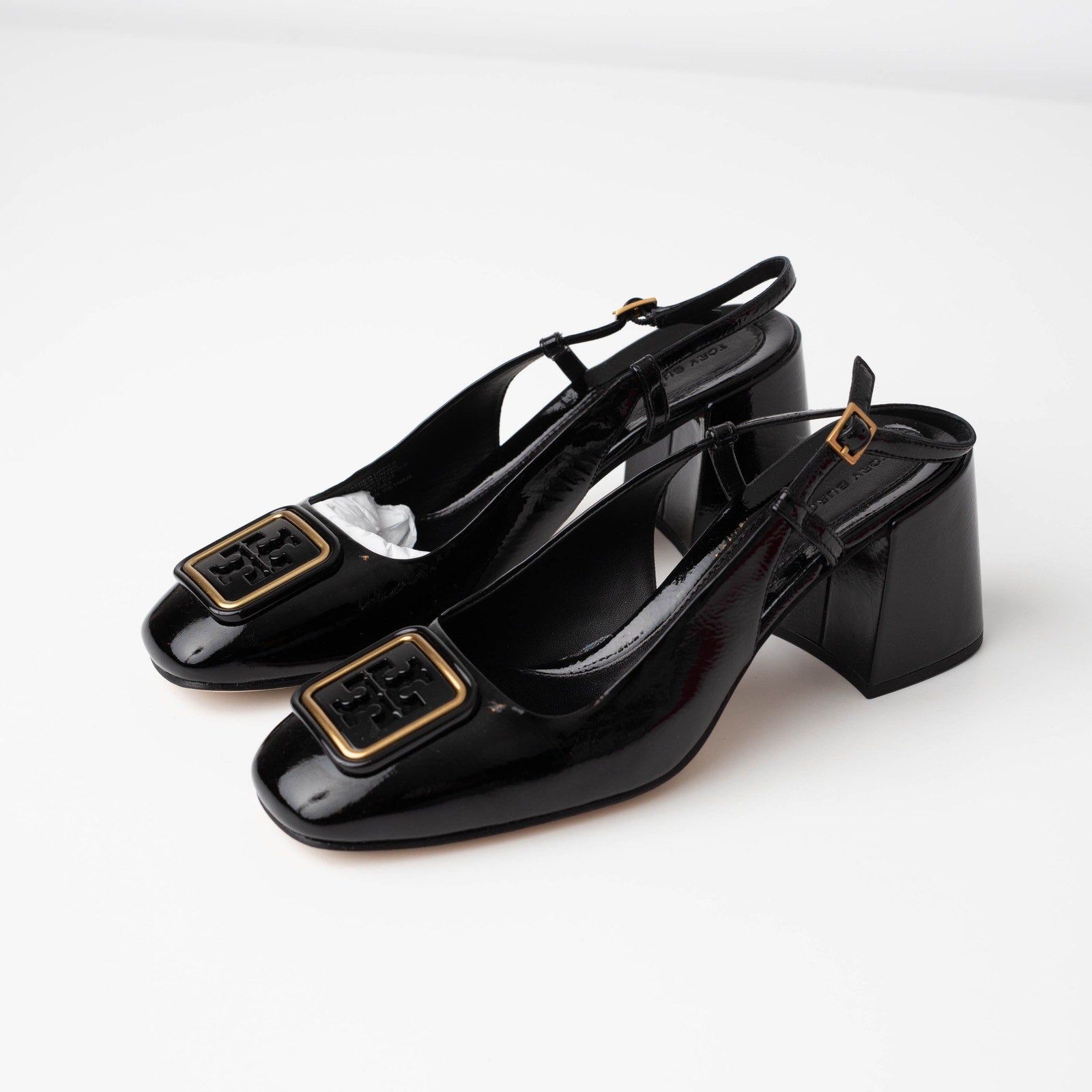 Tory Burch Georgia slingback 70mm Patent Leather Pumps - Wind & Song