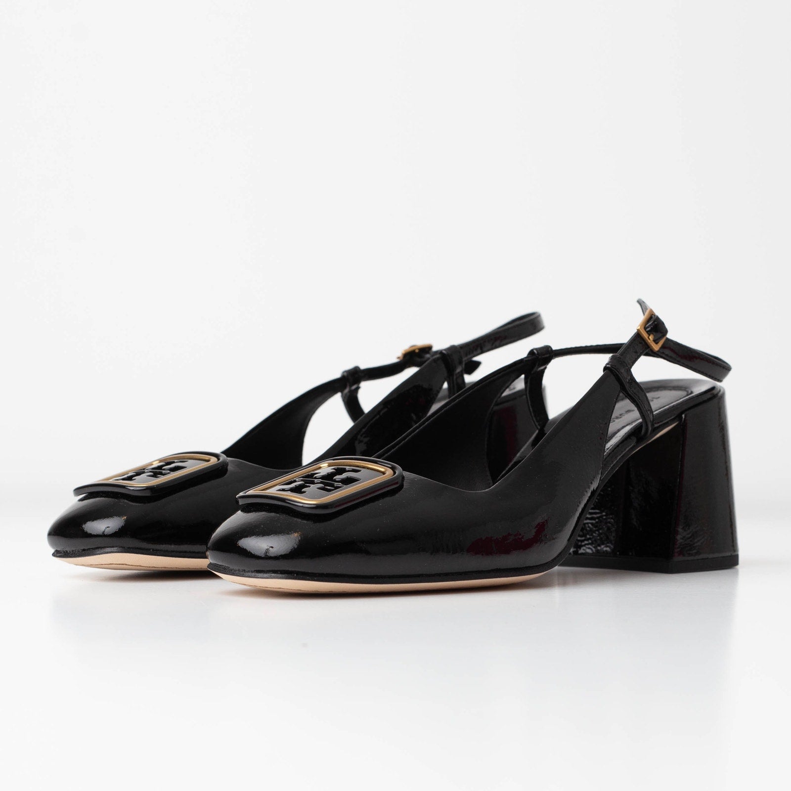 Tory Burch Georgia slingback 70mm Patent Leather Pumps - Wind & Song