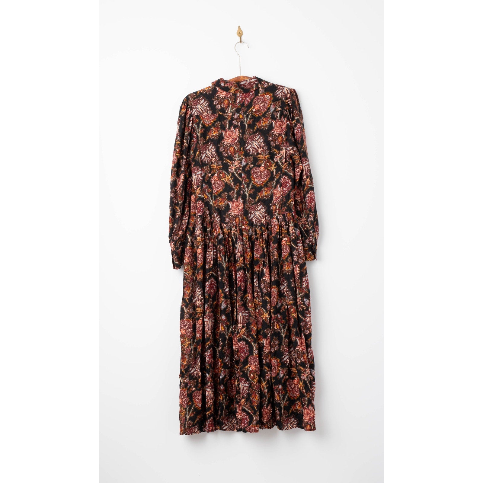 Ulla Johnson Celia Pleated Paisley - print Midi Dress - Wind & Song