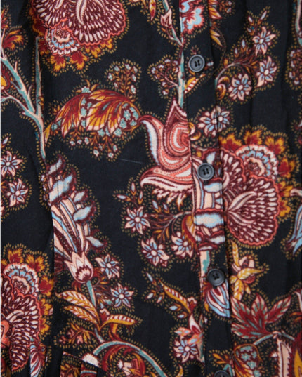 Ulla Johnson Celia Pleated Paisley - print Midi Dress - Wind & Song