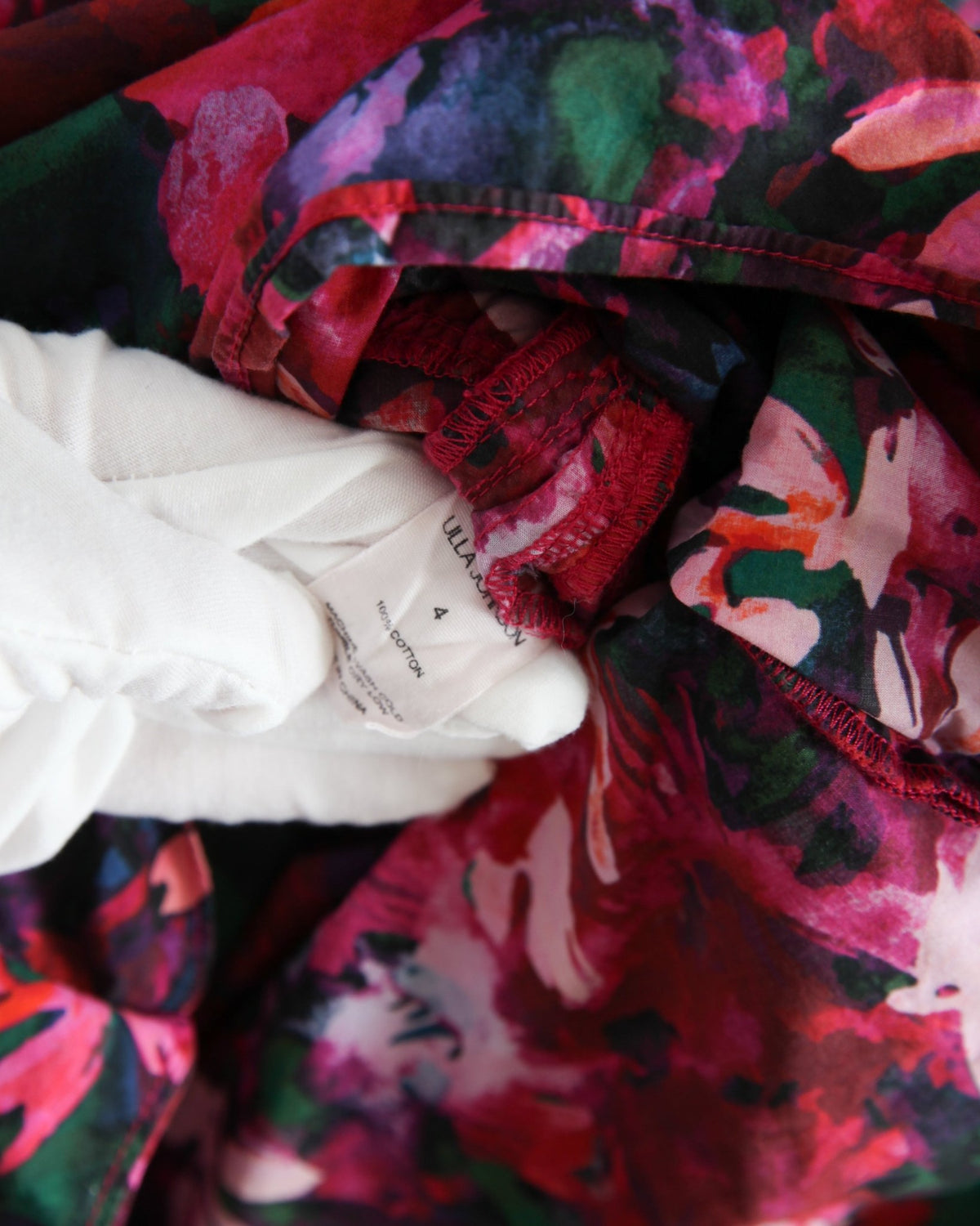 Ulla Johnson Pink Floral Mural Dress Size 4 - Wind & Song