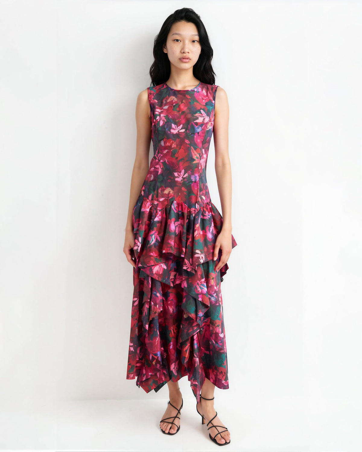 Ulla Johnson Pink Floral Mural Dress Size 4 - Wind & Song