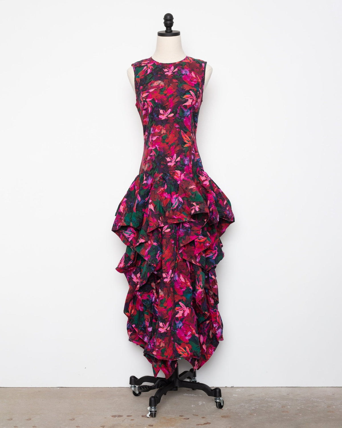 Ulla Johnson Pink Floral Mural Dress Size 4 - Wind & Song