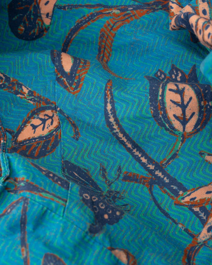 Ulla Johnson Solana Asymmetrical Blue Floral Jumpsuit - Wind & Song