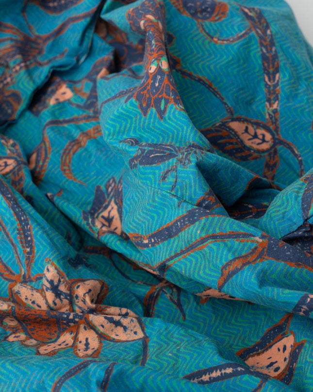 Ulla Johnson Solana Asymmetrical Blue Floral Jumpsuit - Wind & Song