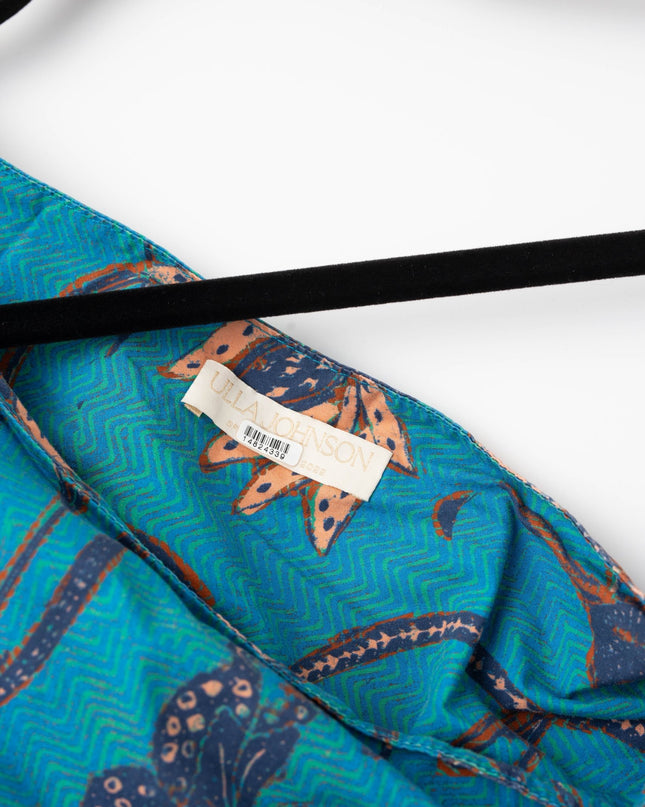 Ulla Johnson Solana Asymmetrical Jumpsuit – Blue Floral - Wind & Song