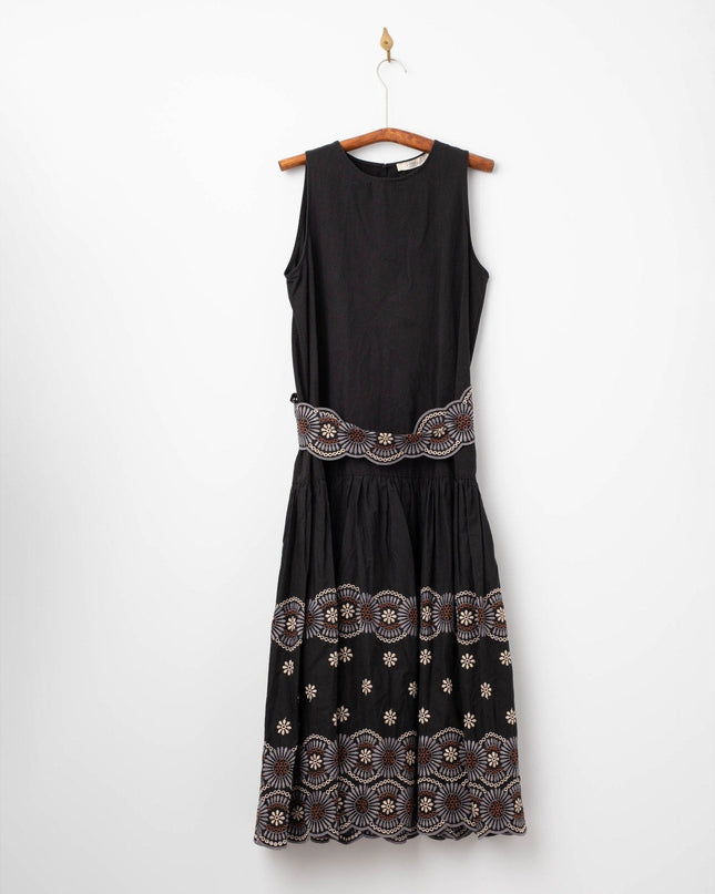 Vanessa Bruno Alais Embroidered Midi Dress - Wind & Song