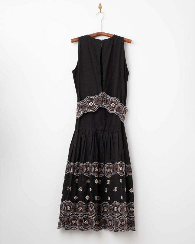 Vanessa Bruno Alais Embroidered Midi Dress - Wind & Song