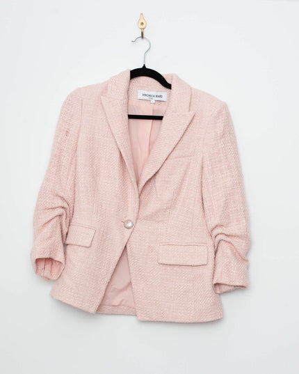 Veronica Beard Pink Ryland Dickey Jacket - Wind & Song